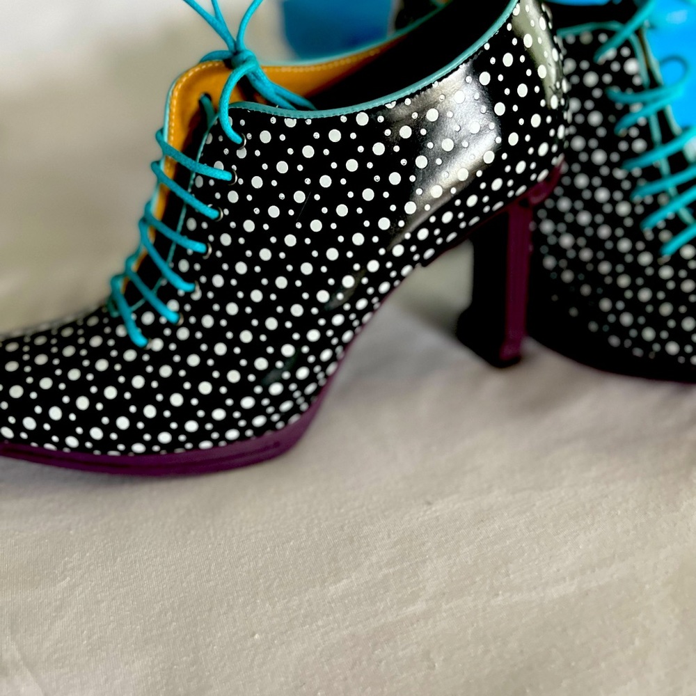 Fluevog Ludovika sexy heels. Worn once. Super comfortable? lots of compliments!